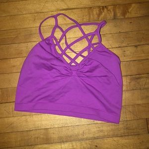 Purple bralette